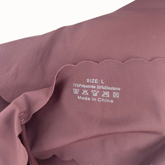 Set Of 5 Womens Wireless Scalloped Edge Bras Size L - Picture 6 of 7